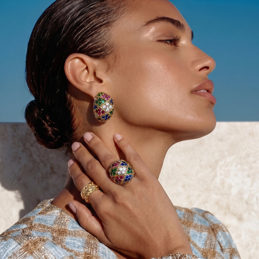 Mosaic Dream Studs by Linda's Look
