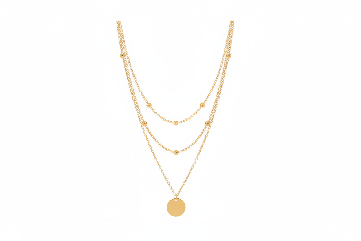 Gold necklace 