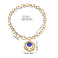 Double-Layer Sunflower Gemstone Necklace - zhn10165
