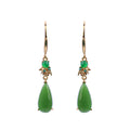 Aier Yuan Handmade Gold Earrings – texture detail
