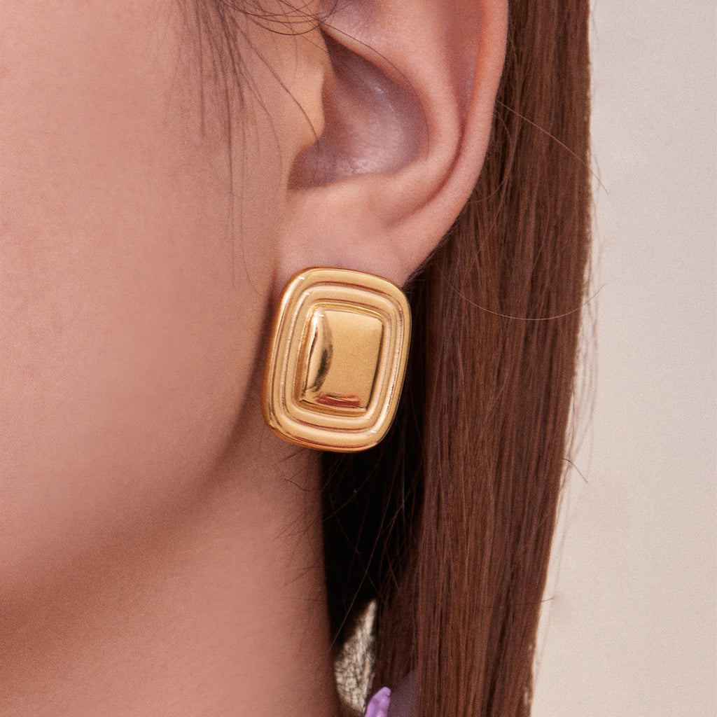 June Moshang F626 Gold Earrings – second design