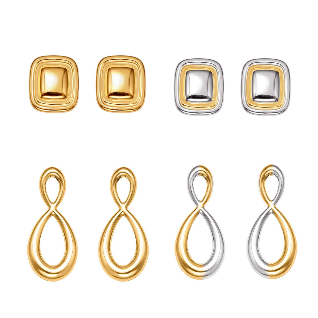 June Moshang F626 Color Matching Earrings