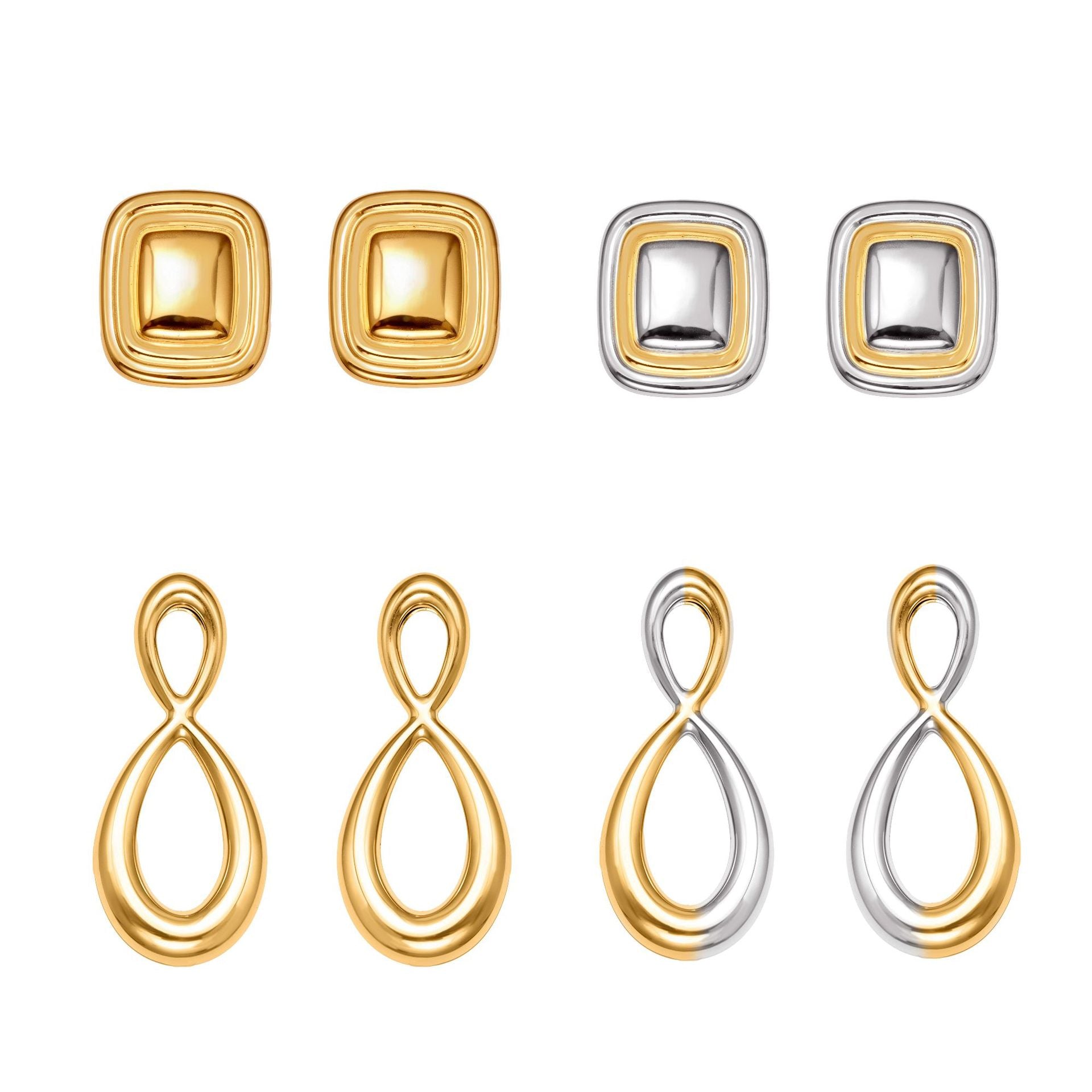 June Moshang F626 Color Matching Earrings