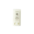 Skincare stick with brand name on a white background