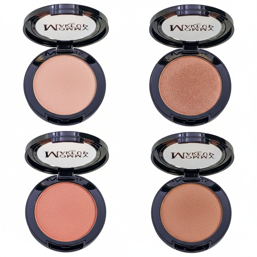 Women blushes in different shades 