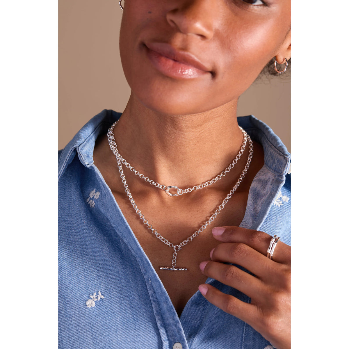 ALEX AND ANI — Bamboo Convertible Necklace or Bracelet
