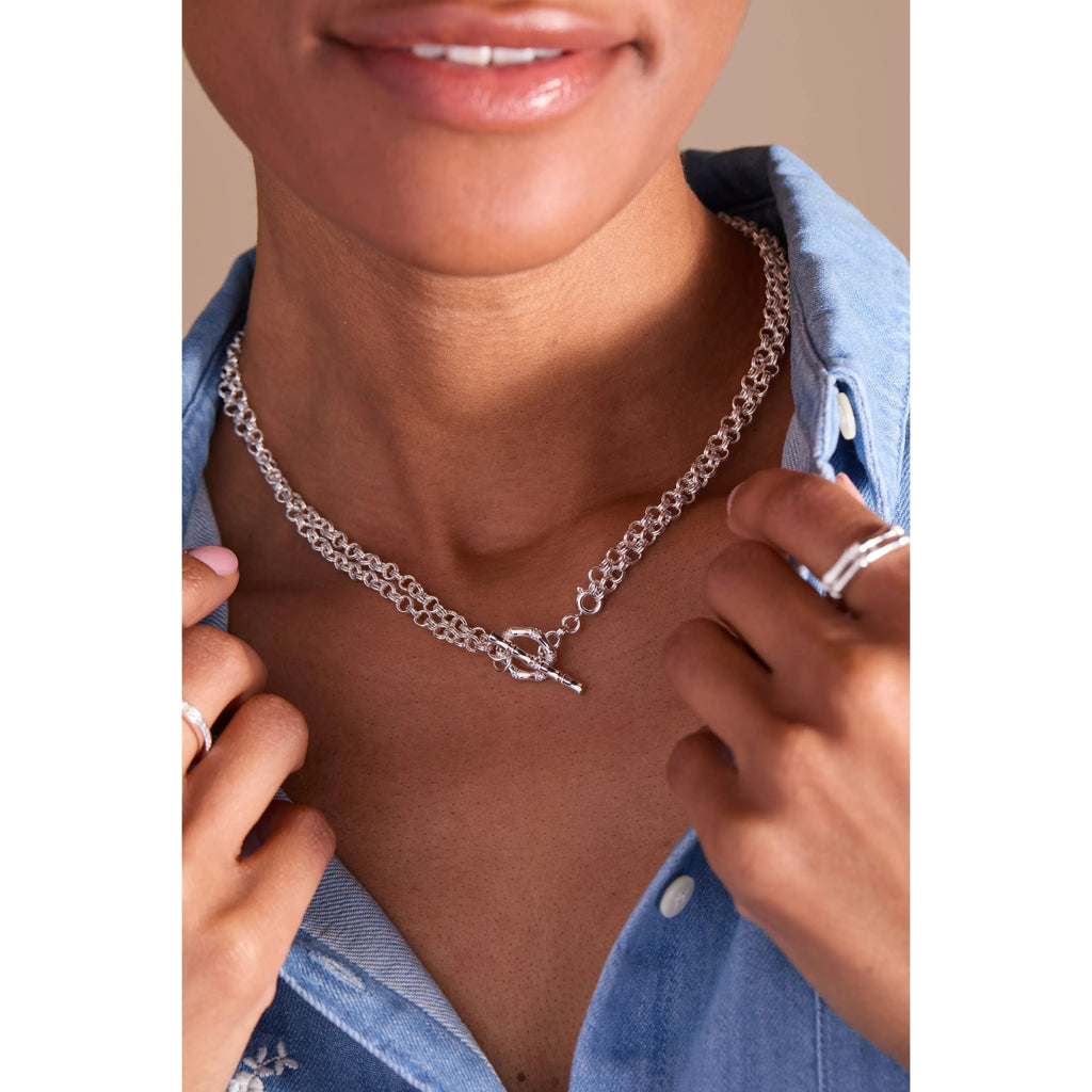 ALEX AND ANI — Bamboo Convertible Necklace or Bracelet