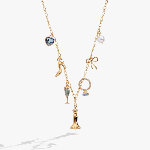 ALEX AND ANI — Bridal Multi-Charm Necklace