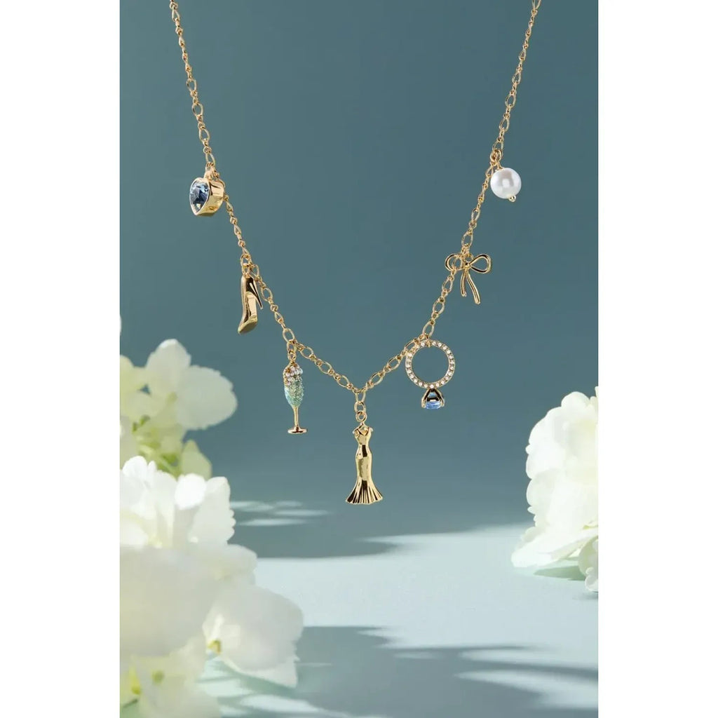 ALEX AND ANI — Bridal Multi-Charm Necklace