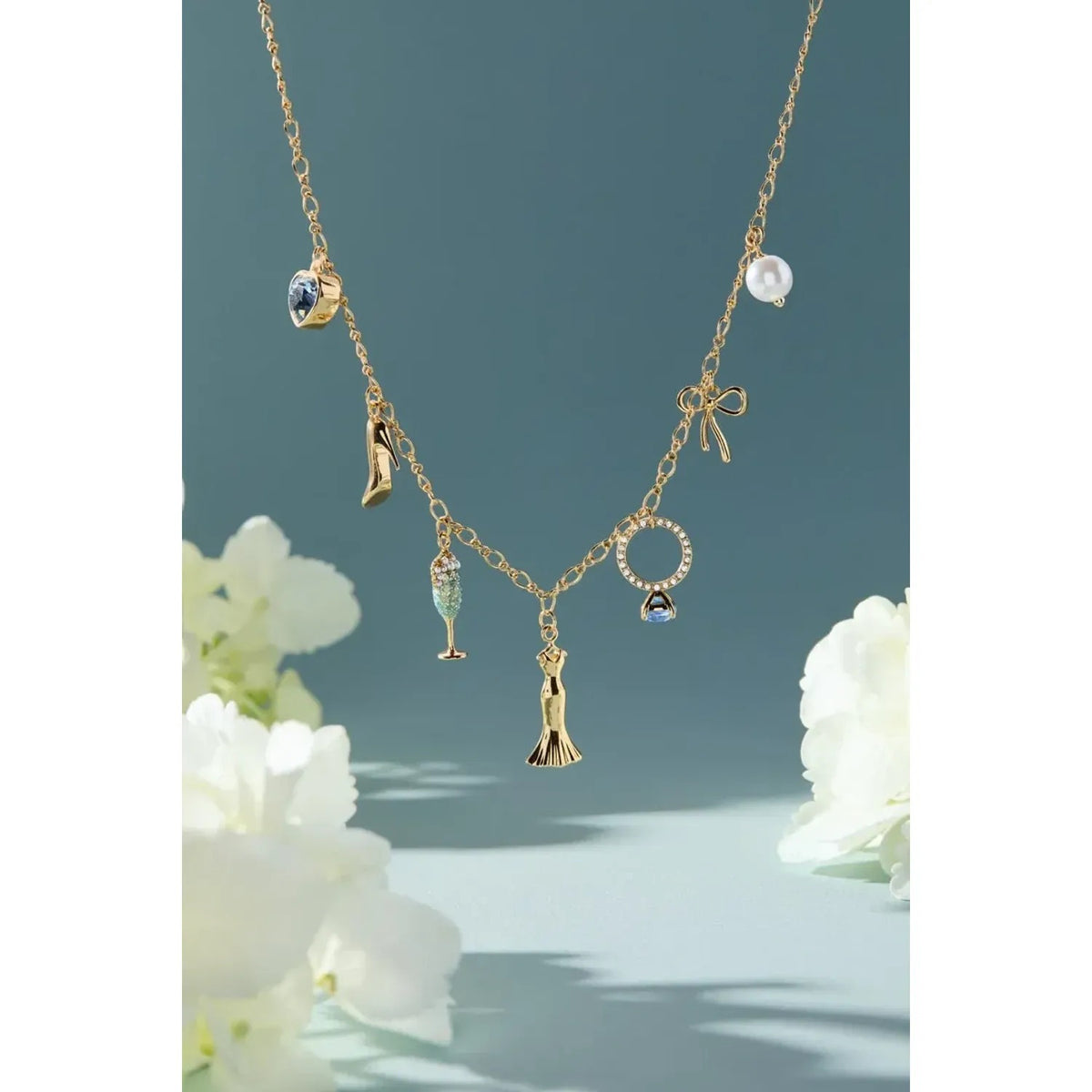 ALEX AND ANI — Bridal Multi-Charm Necklace