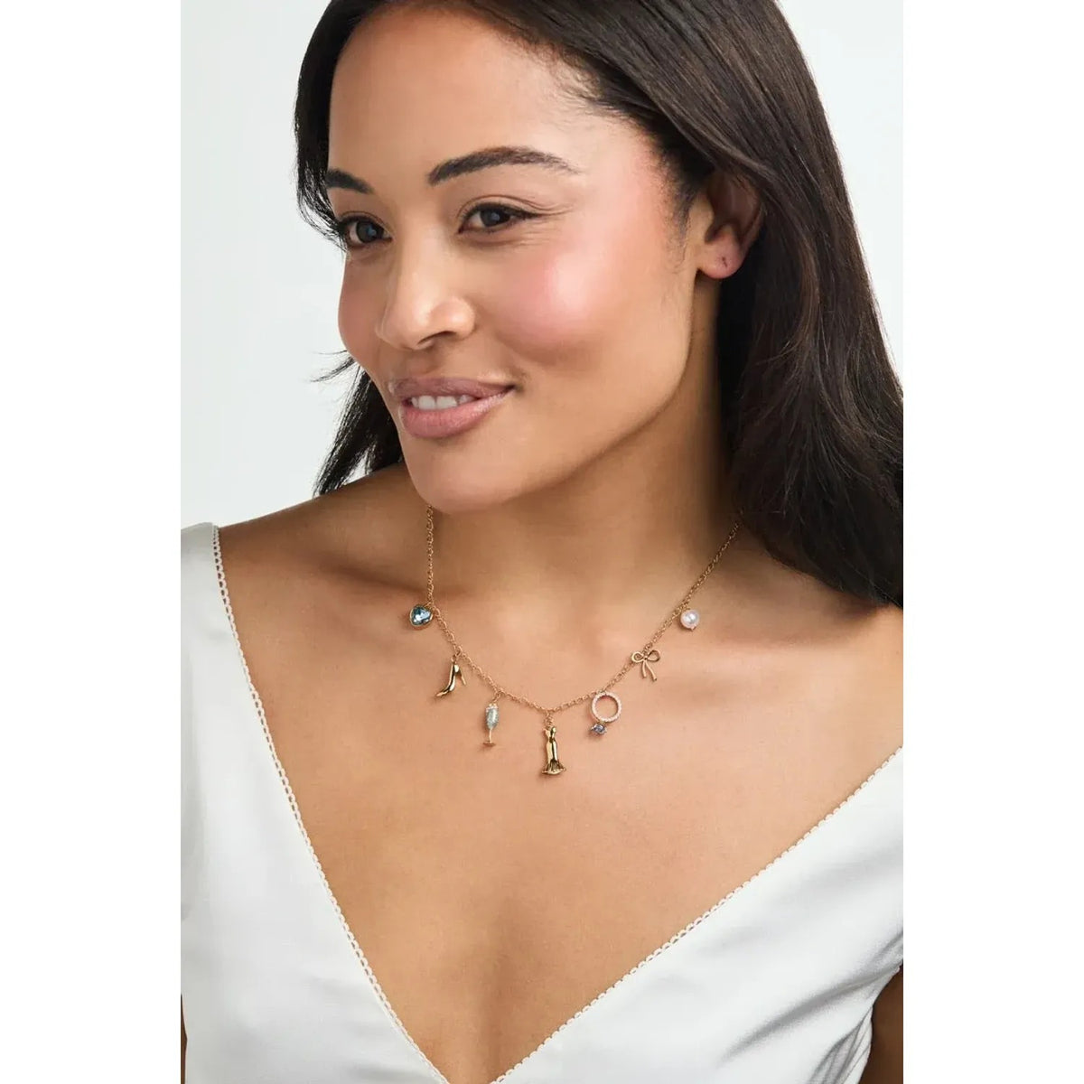 ALEX AND ANI — Bridal Multi-Charm Necklace