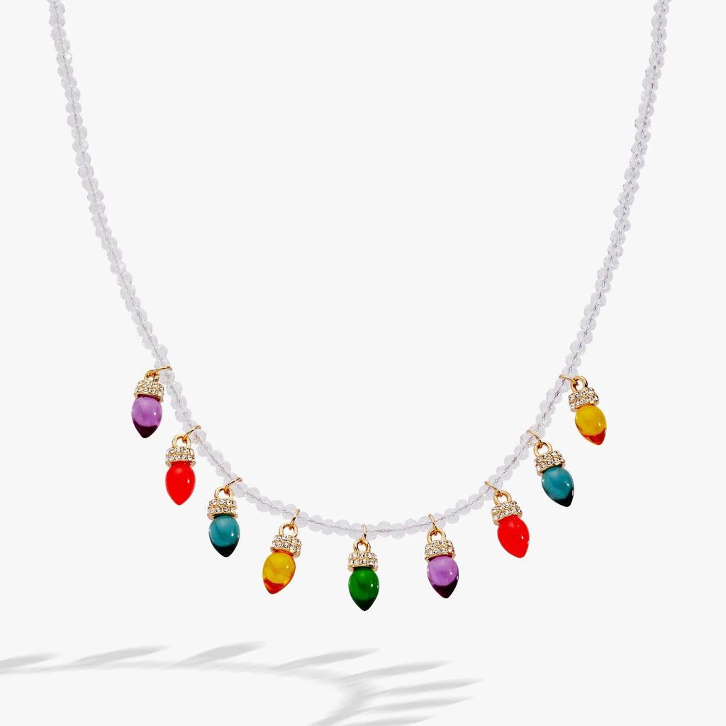 ALEX AND ANI — Christmas Light Bulb Necklace