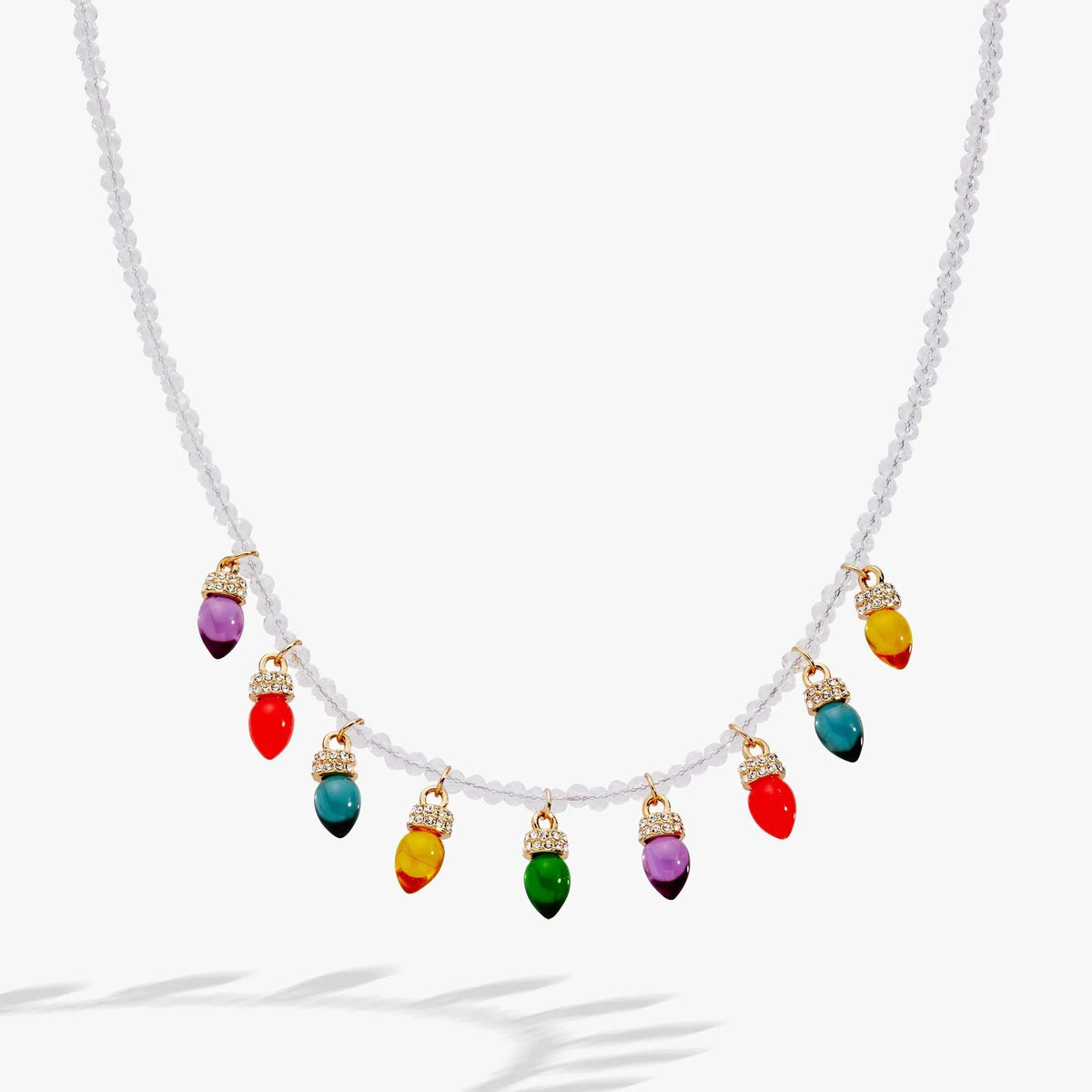 ALEX AND ANI — Christmas Light Bulb Necklace