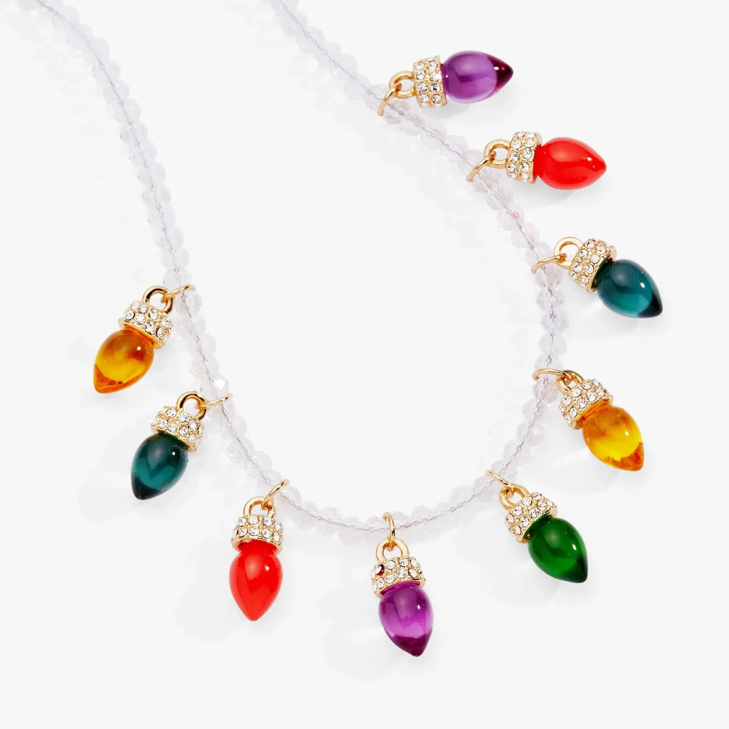 ALEX AND ANI — Christmas Light Bulb Necklace