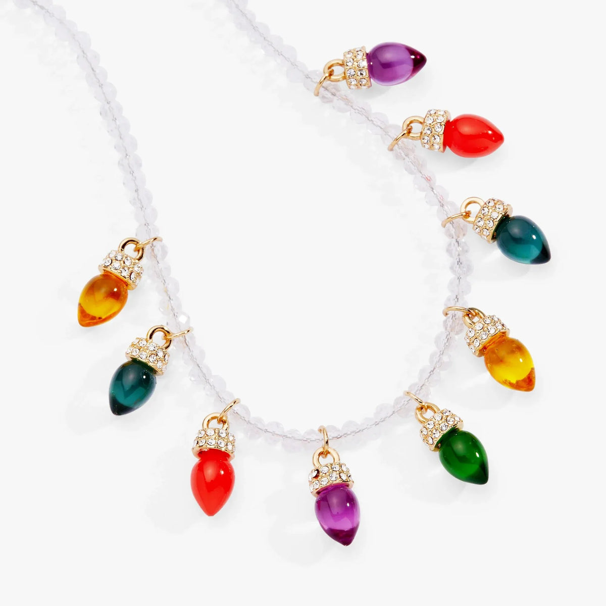 ALEX AND ANI — Christmas Light Bulb Necklace