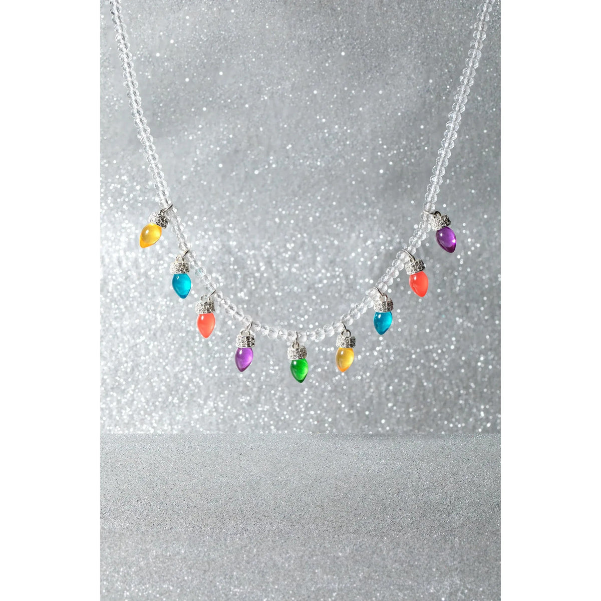 ALEX AND ANI — Christmas Light Bulb Necklace