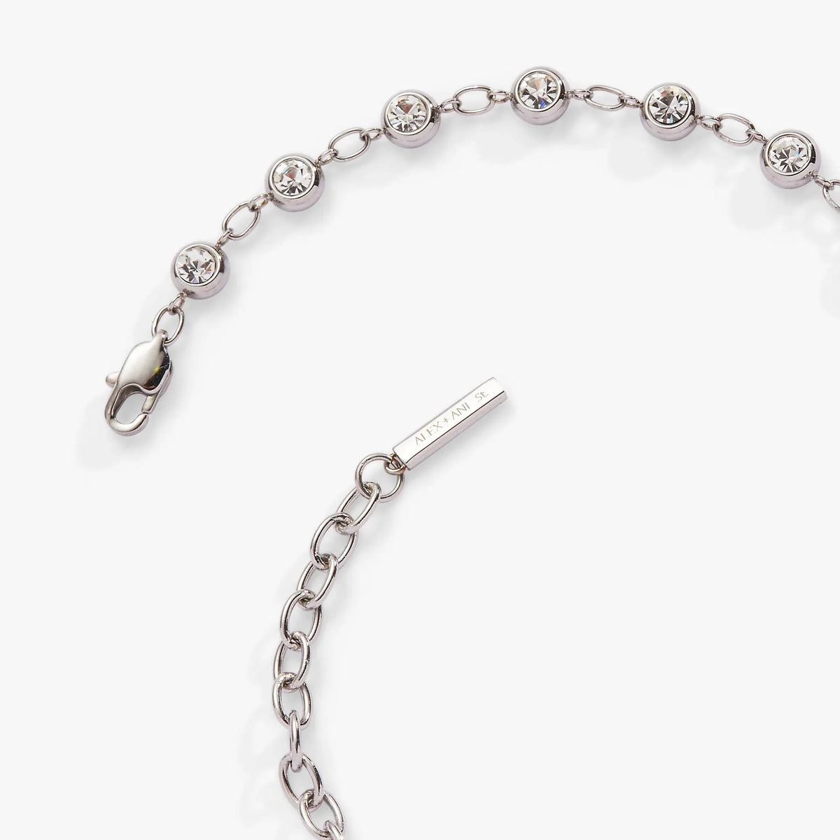 ALEX AND ANI — Crystal Pebble Chain Bracelet