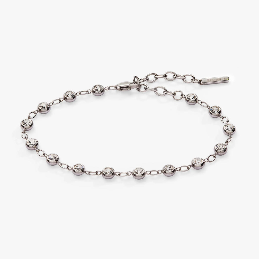 ALEX AND ANI — Crystal Pebble Chain Bracelet