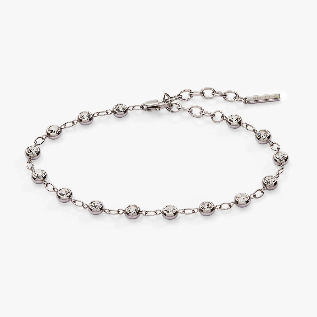 ALEX AND ANI — Crystal Pebble Chain Bracelet