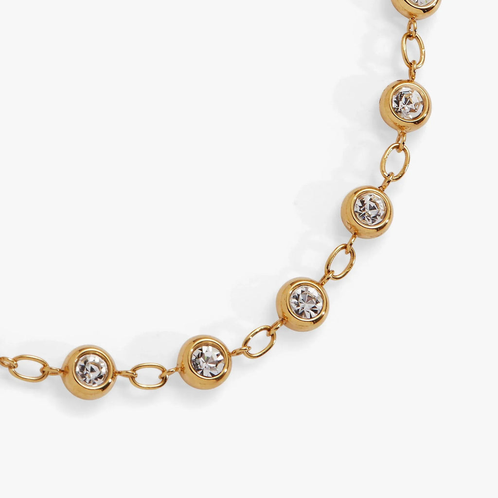 ALEX AND ANI — Crystal Pebble Chain Bracelet