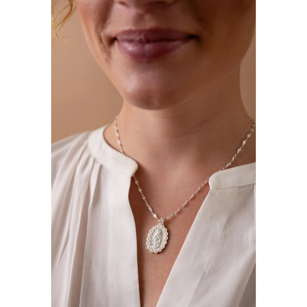 ALEX AND ANI — Divine Guides Mary Pendant Necklace