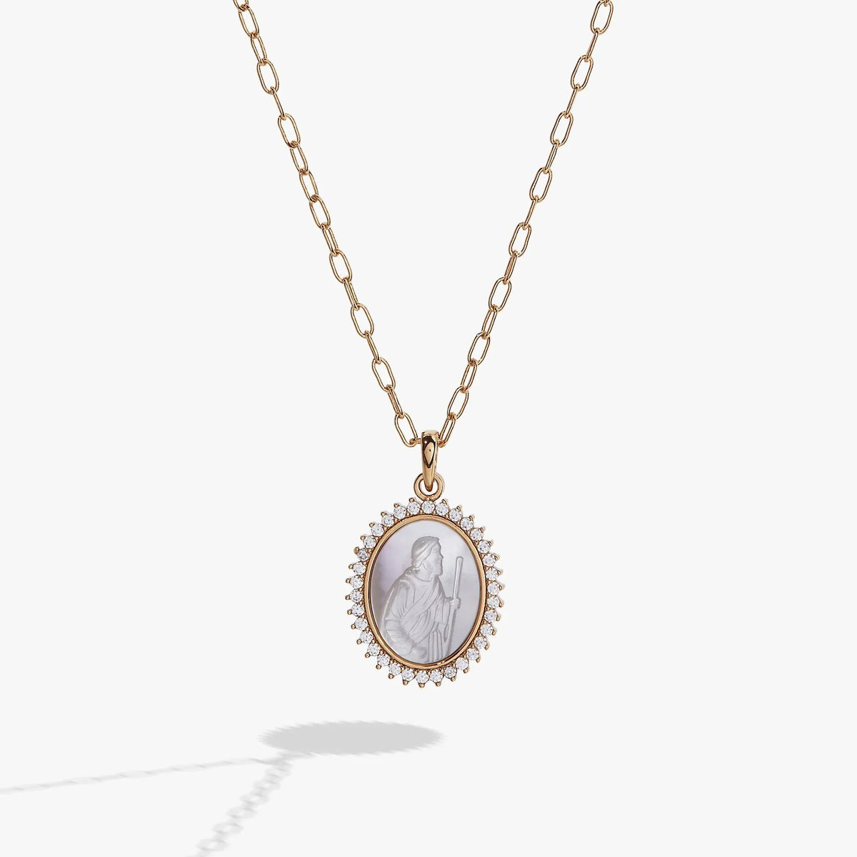 ALEX AND ANI — Divine Guides St. Christopher Pendant Necklace