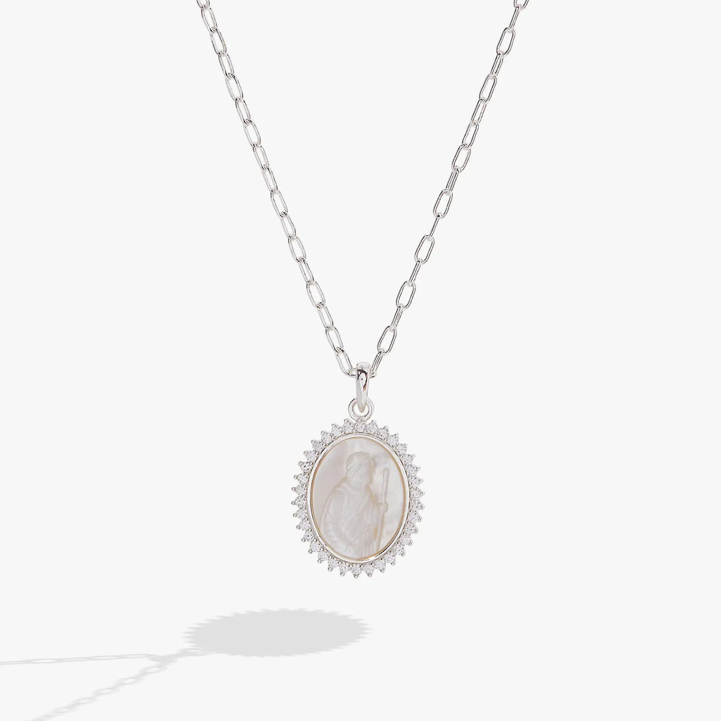 ALEX AND ANI — Divine Guides St. Christopher Pendant Necklace
