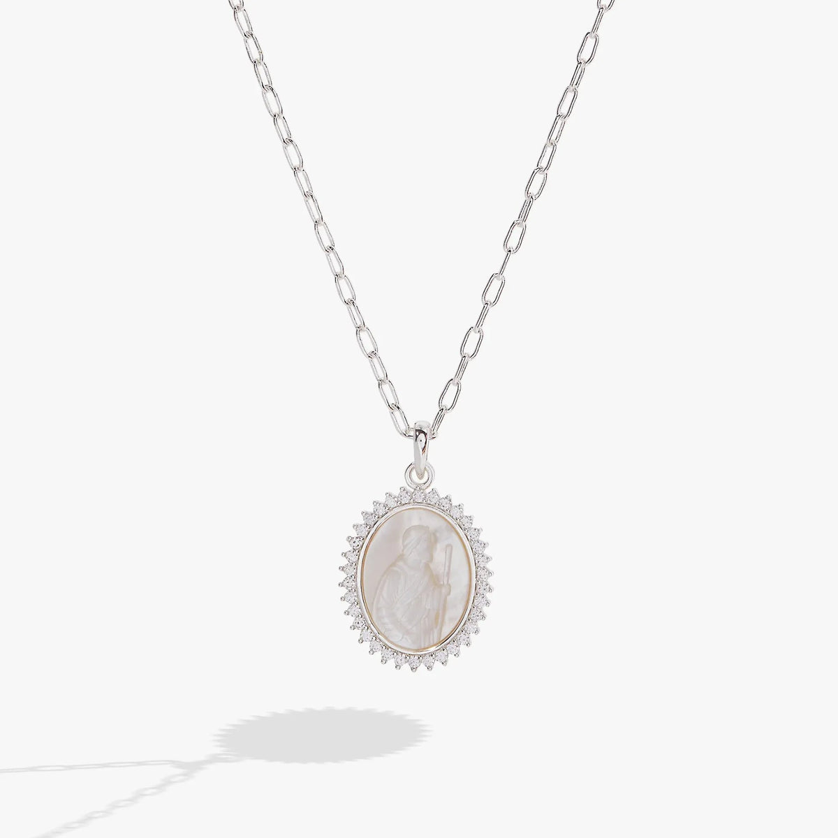 ALEX AND ANI — Divine Guides St. Christopher Pendant Necklace