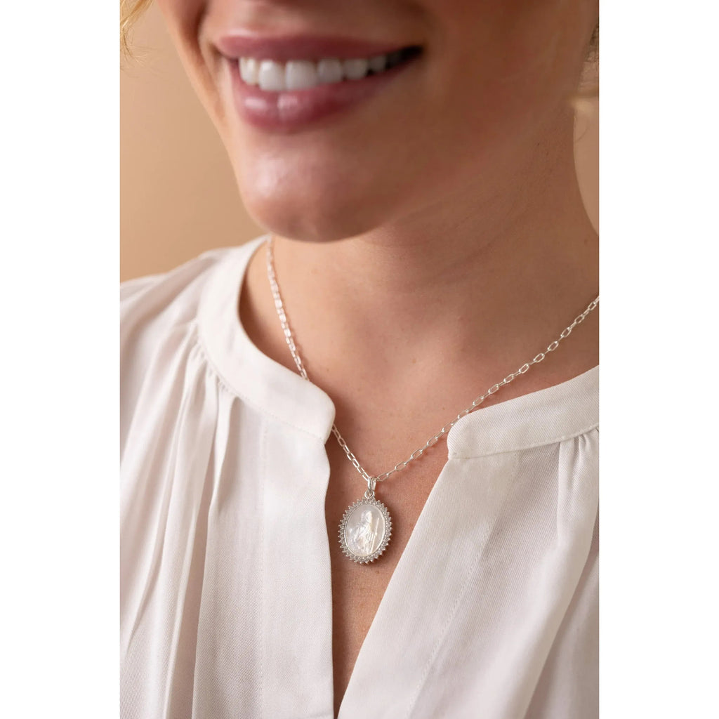 ALEX AND ANI — Divine Guides St. Christopher Pendant Necklace