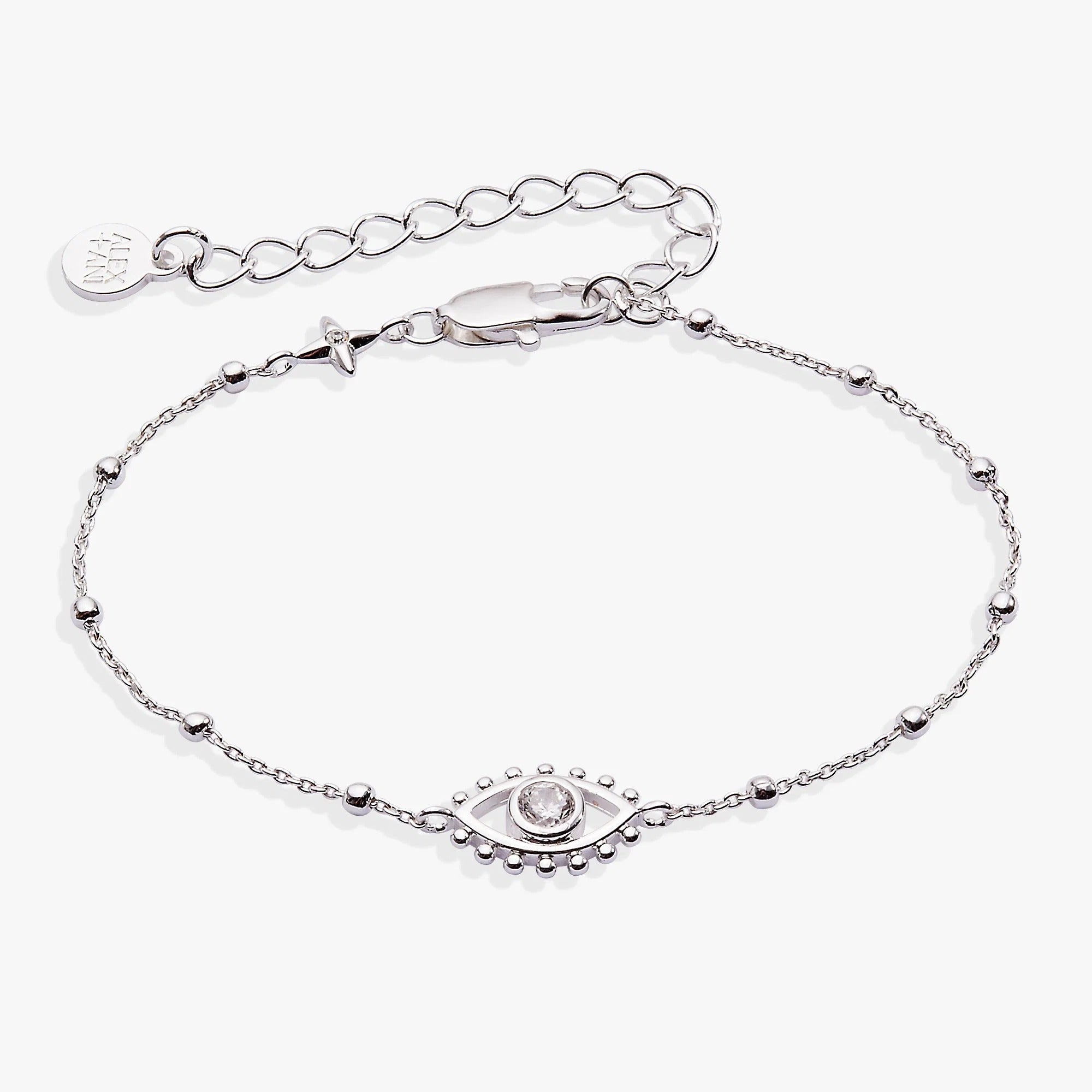 ALEX AND ANI — Evil Eye Inline Bracelet