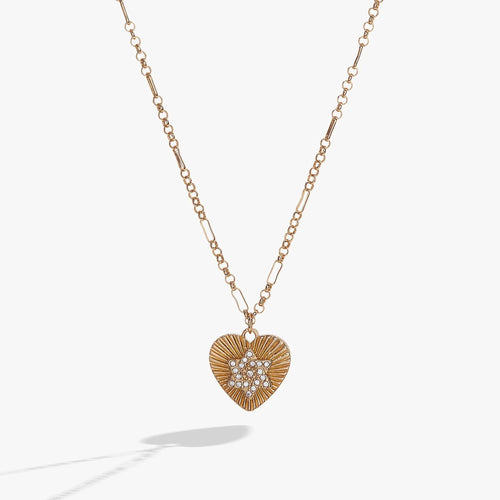 ALEX AND ANI — Faith and Family Star of David Pendant Necklace
