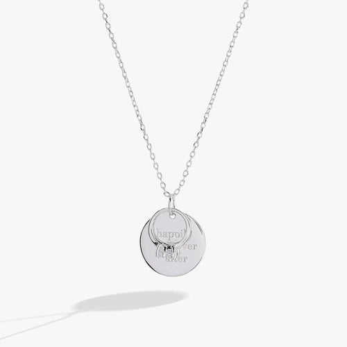 ALEX AND ANI — “Happily Ever After” Duo Charm Pendant Necklace