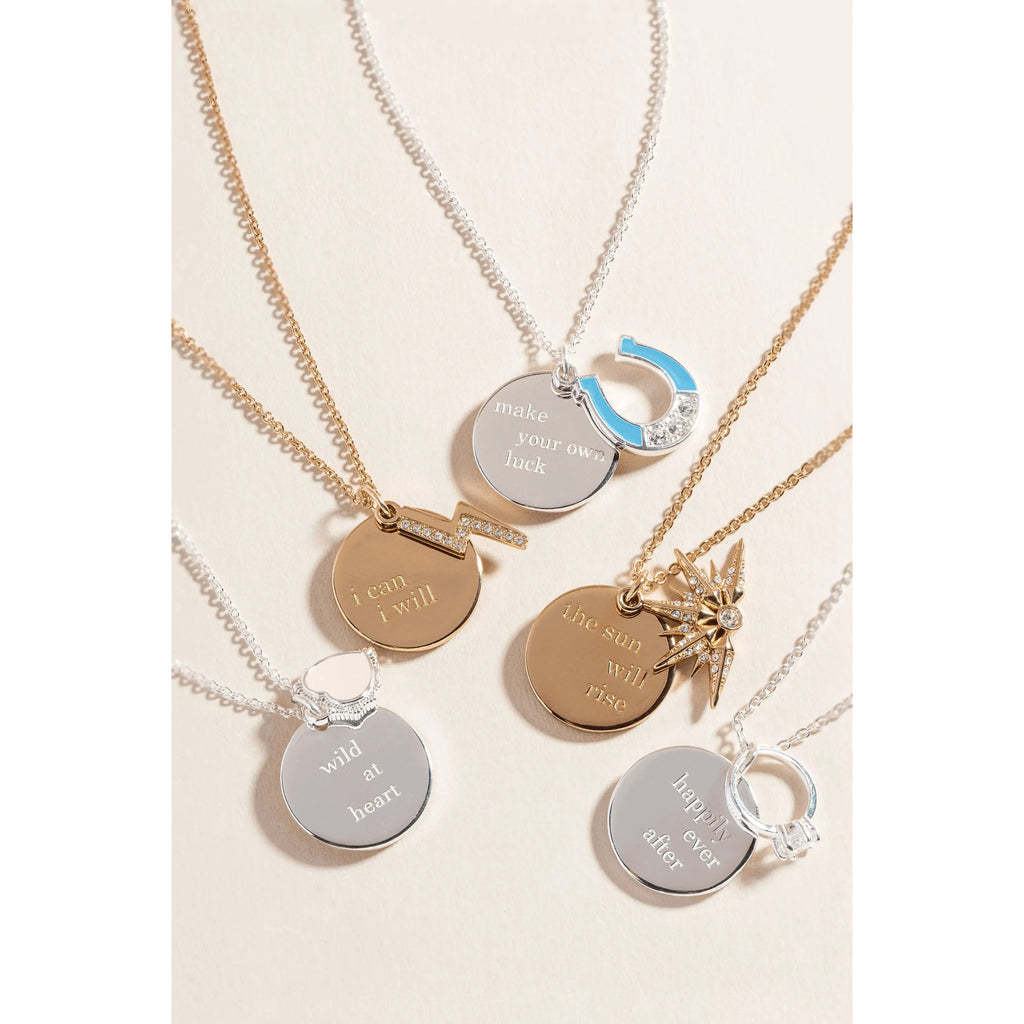 ALEX AND ANI — “Happily Ever After” Duo Charm Pendant Necklace