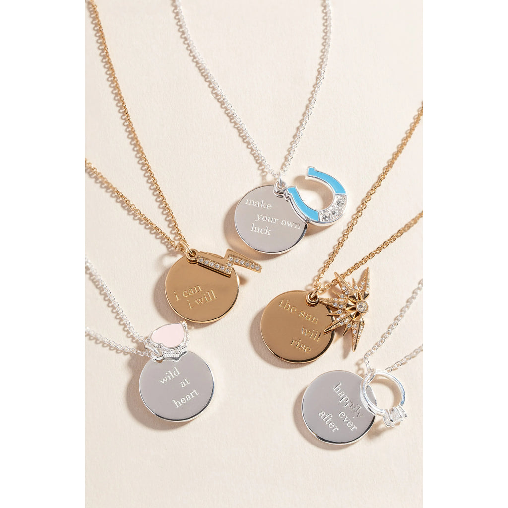 ALEX AND ANI — “Happily Ever After” Duo Charm Pendant Necklace