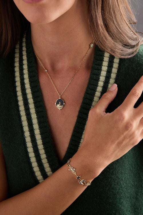 ALEX AND ANI — Harry Potter™ Mixed Icon Inline Charm Bracelet