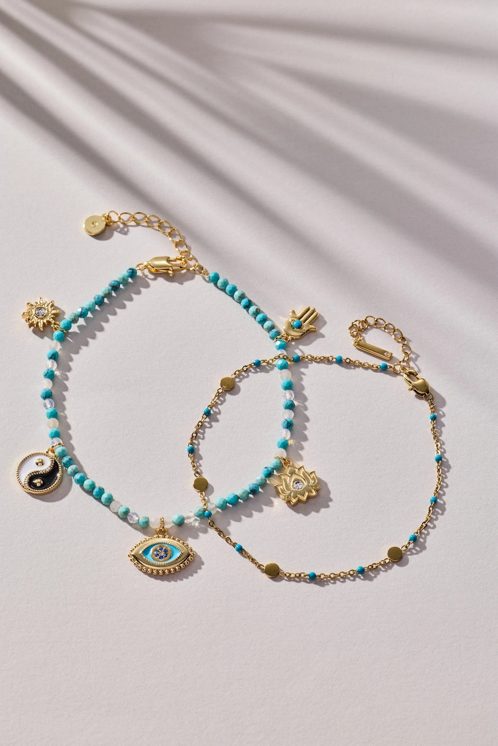 ALEX AND ANI — Healing Stone Charm Anklet