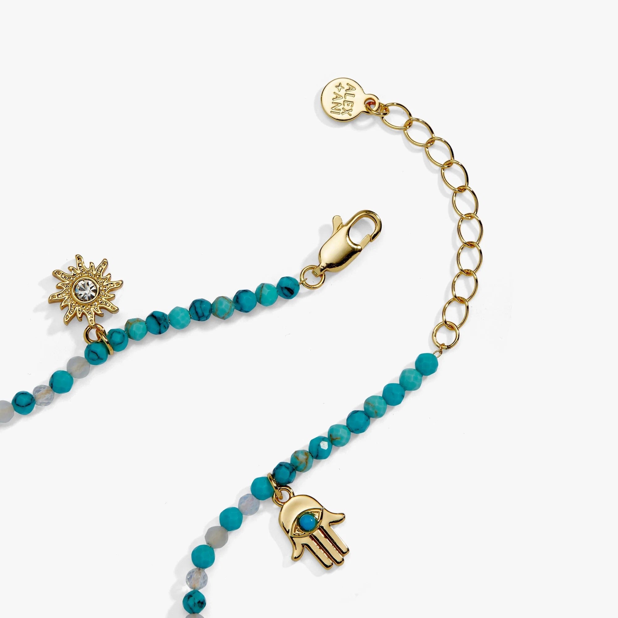 ALEX AND ANI — Healing Stone Charm Anklet