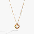 ALEX AND ANI — Heart Crystal Wheel Necklace