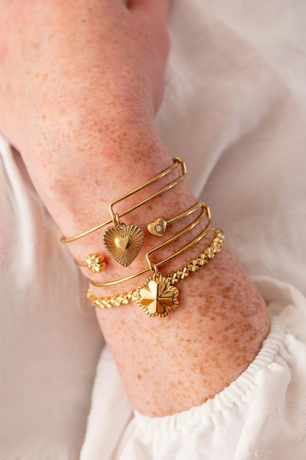 ALEX AND ANI — Heartburst Charm Bangle
