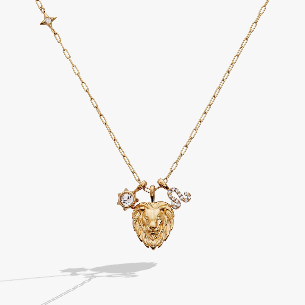 ALEX AND ANI — Leo Zodiac Charm Cluster Necklace