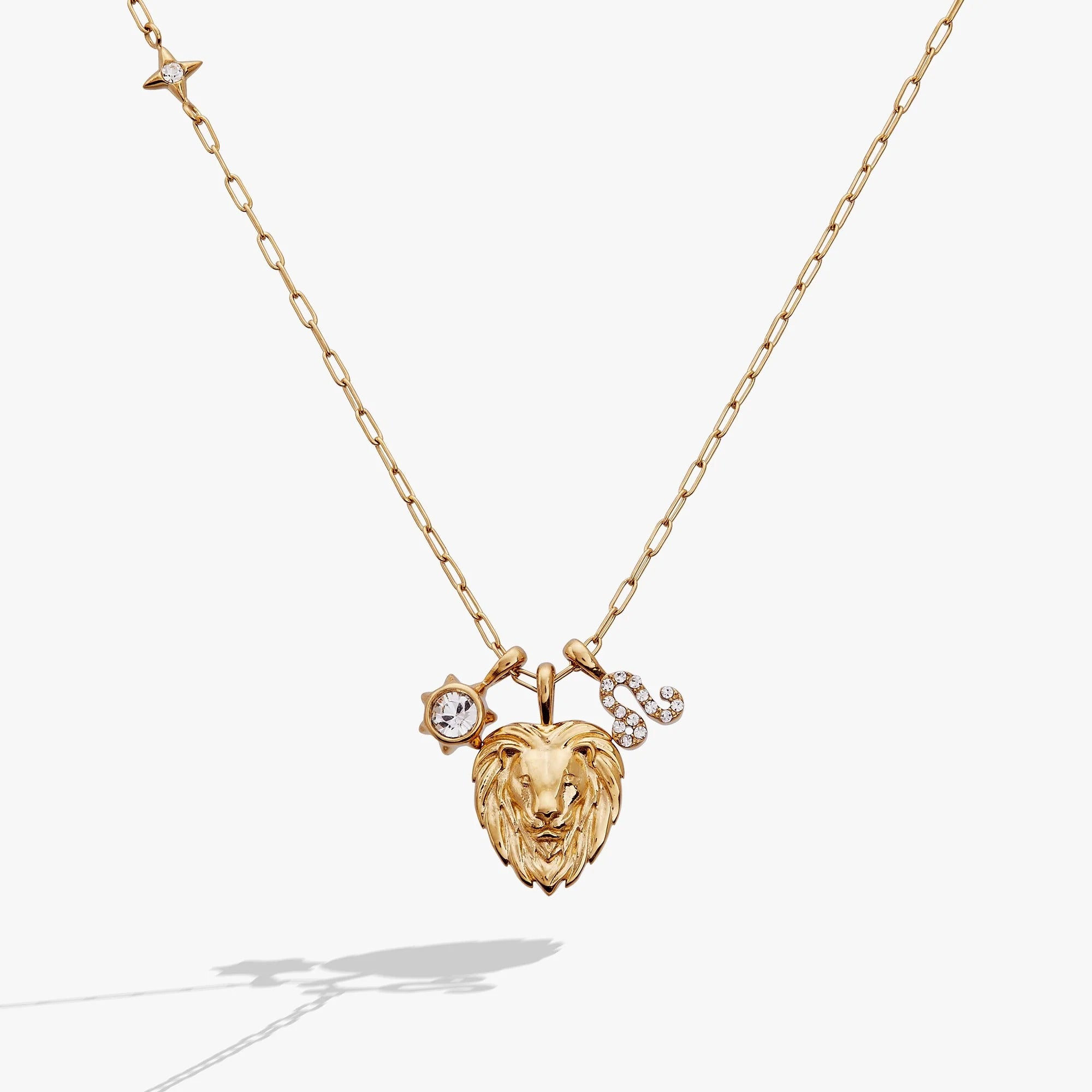 ALEX AND ANI — Leo Zodiac Charm Cluster Necklace