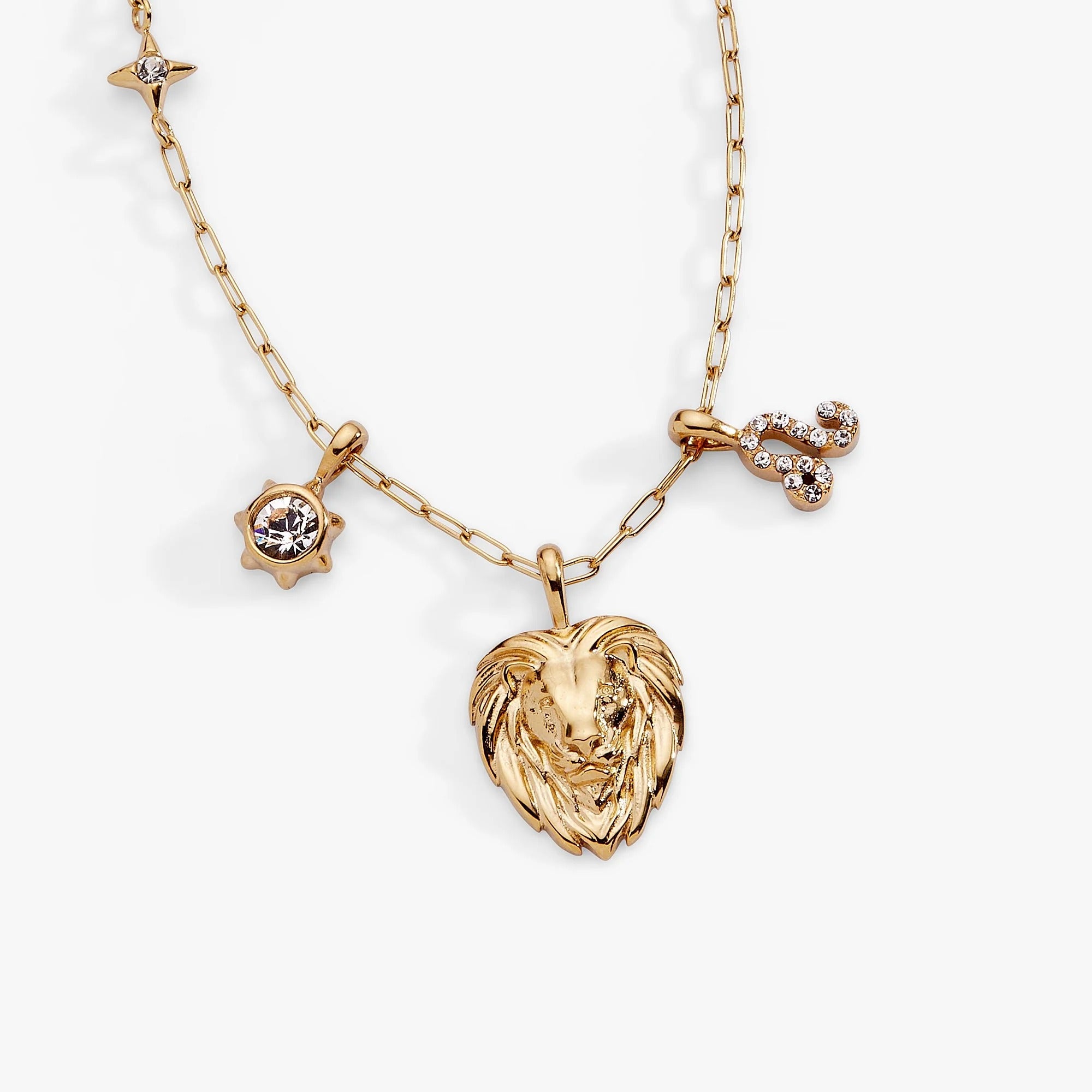 ALEX AND ANI — Leo Zodiac Charm Cluster Necklace