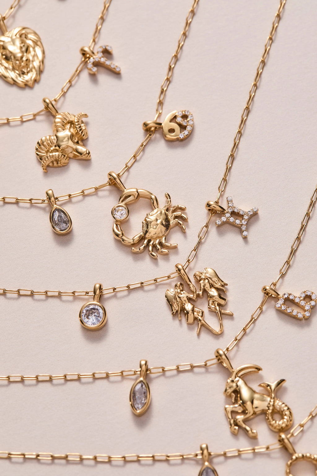 ALEX AND ANI — Leo Zodiac Charm Cluster Necklace