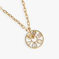 ALEX AND ANI — Love and Luck Wheel Charm Necklace