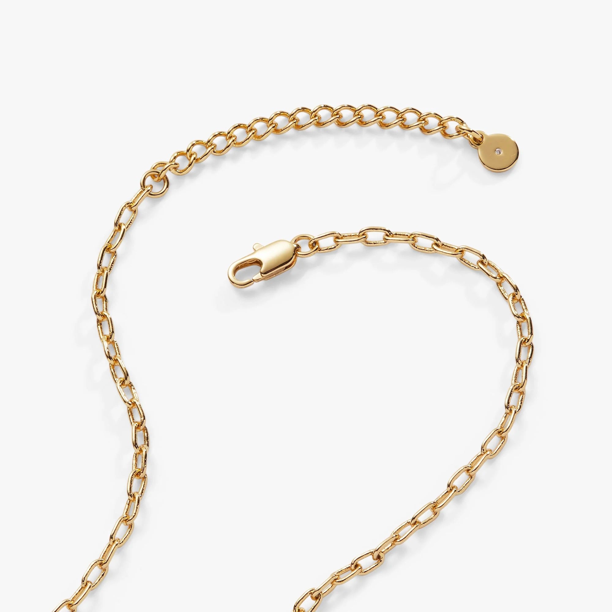 ALEX AND ANI — Love and Luck Wheel Charm Necklace