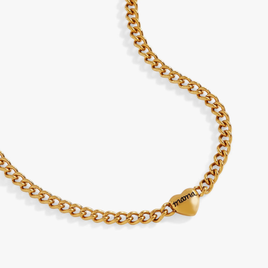 ALEX AND ANI — Mama Curb Chain Necklace