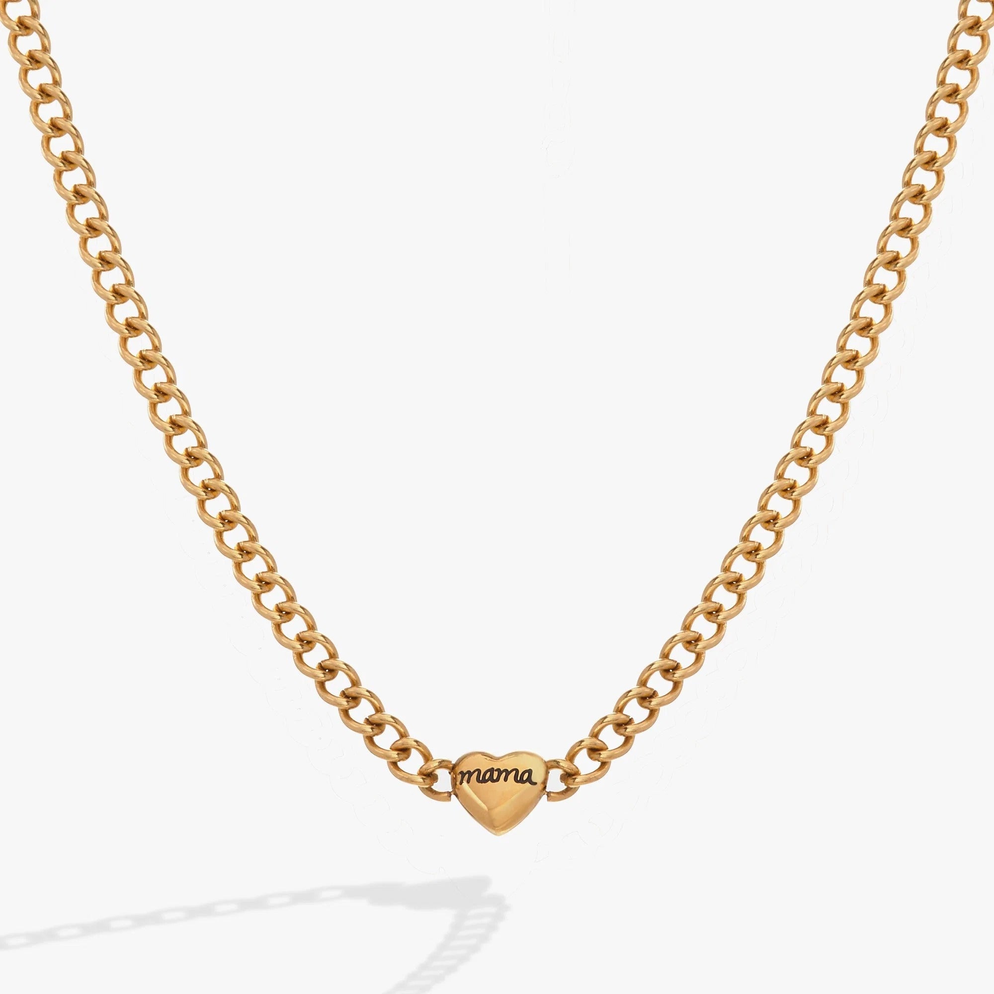 ALEX AND ANI — Mama Curb Chain Necklace