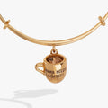 ALEX AND ANI — 'Mama Needs Coffee' Mug Charm Bangle