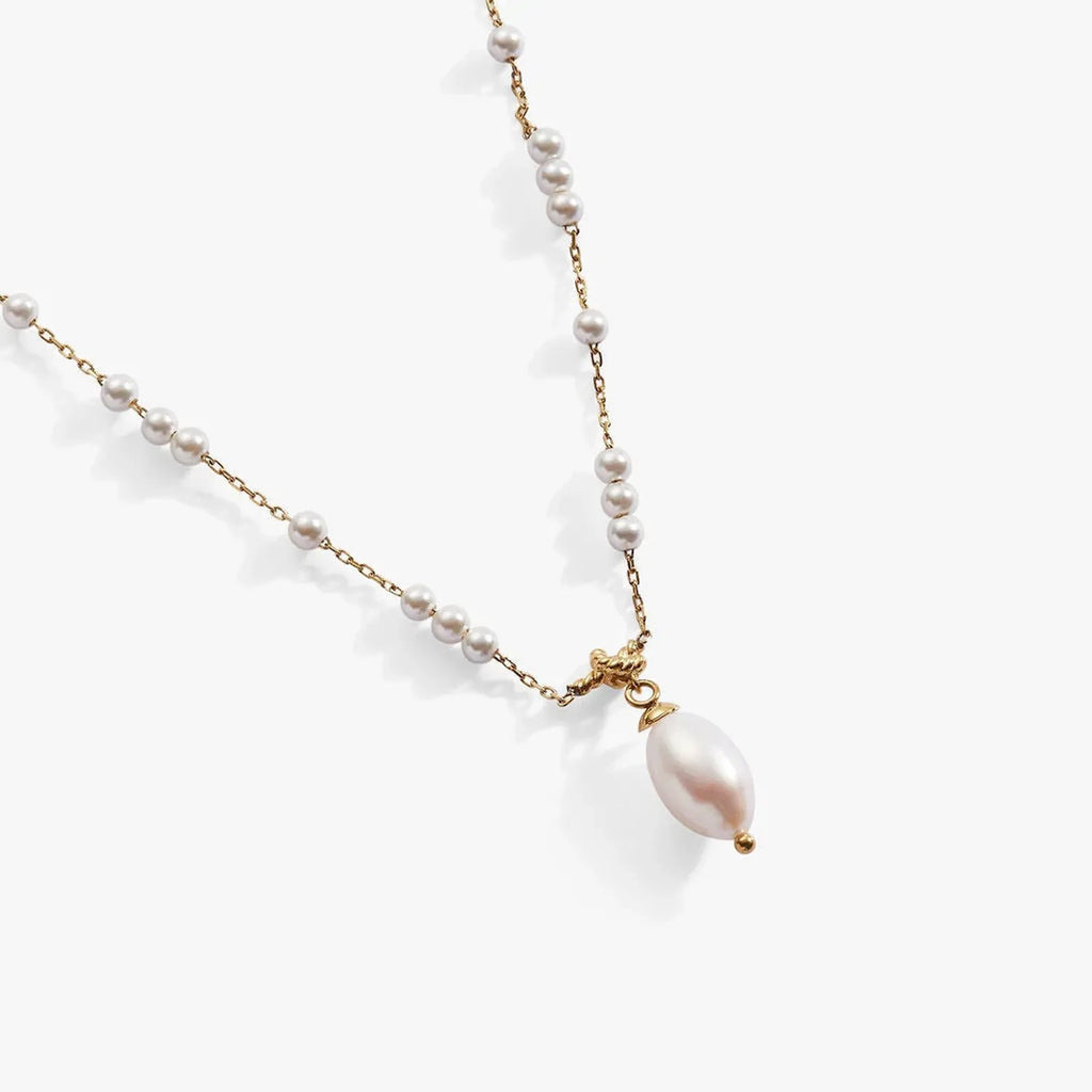 ALEX AND ANI — Mother of Pearl Beaded Necklace