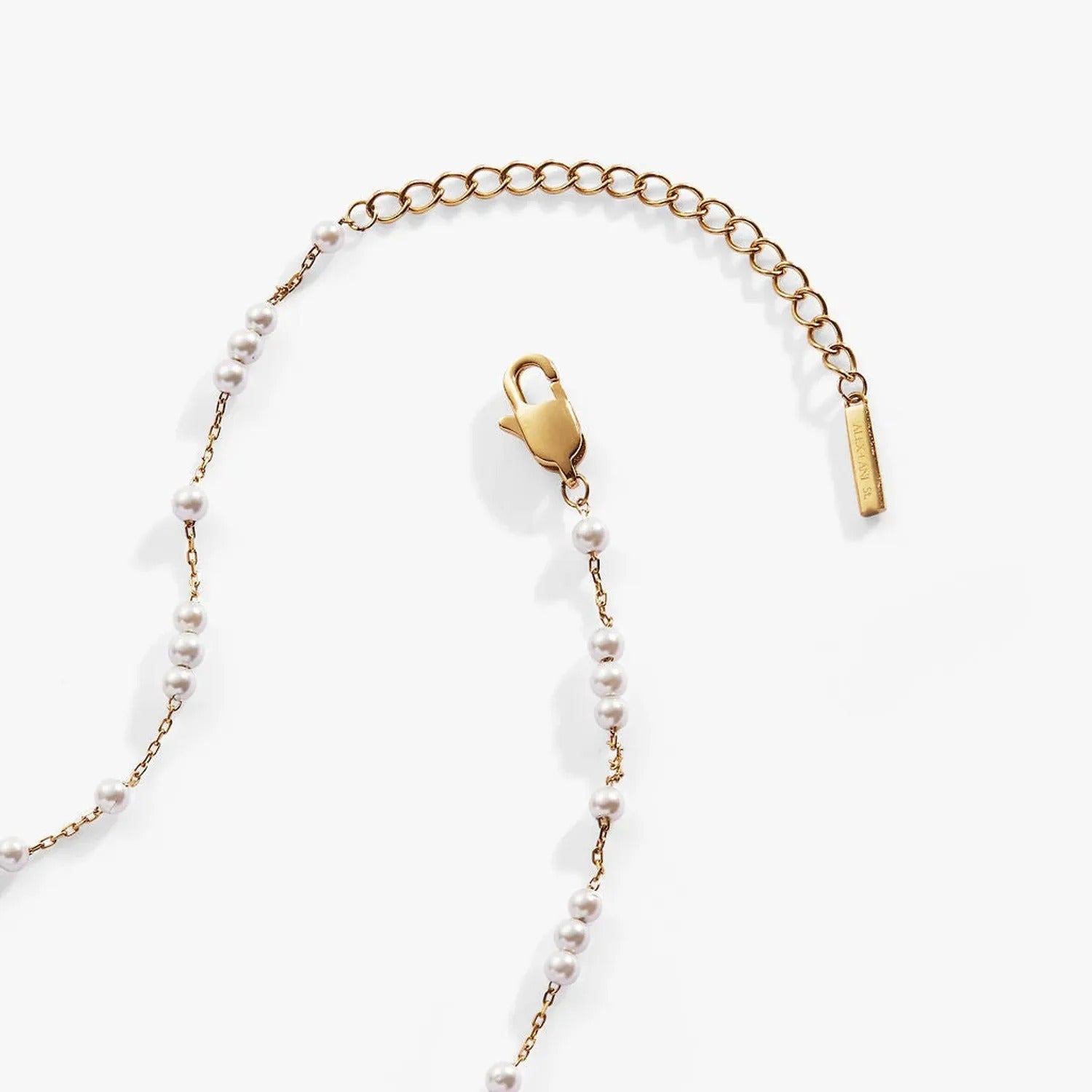 ALEX AND ANI — Mother of Pearl Beaded Necklace